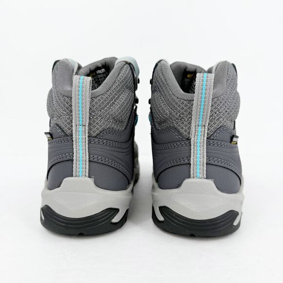 KEEN Womens Utility Reno Mid KBF Work Boot US 7.5 Grey Waterproof Comp Toe NIB - Picture 10 of 14